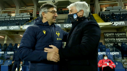 Gasperini e Juric, ai tempi di un Hellas Verona-Atalanta della scorsa stagione